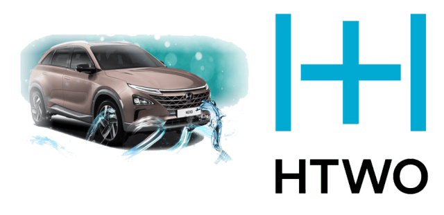 HTWO Logo - 现代汽车集团的新能源品牌