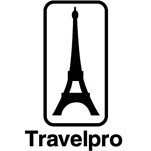 TravelPro Logo – 高端行李箱和旅行用品品牌
