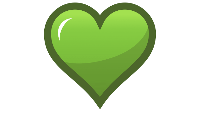 Green Heart表情符号