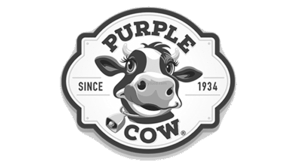 Purple Cow冰淇淋品牌Logo