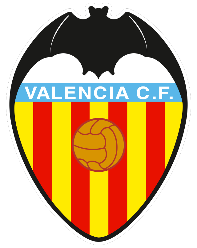 巴伦西亚足球俱乐部（Valencia Club de Fútbol）队徽