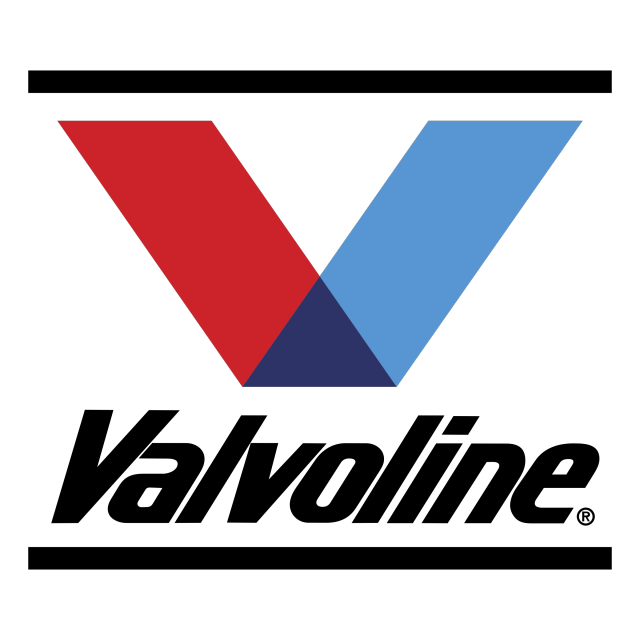 Valvoline高级润滑油和汽车服务供应商Logo
