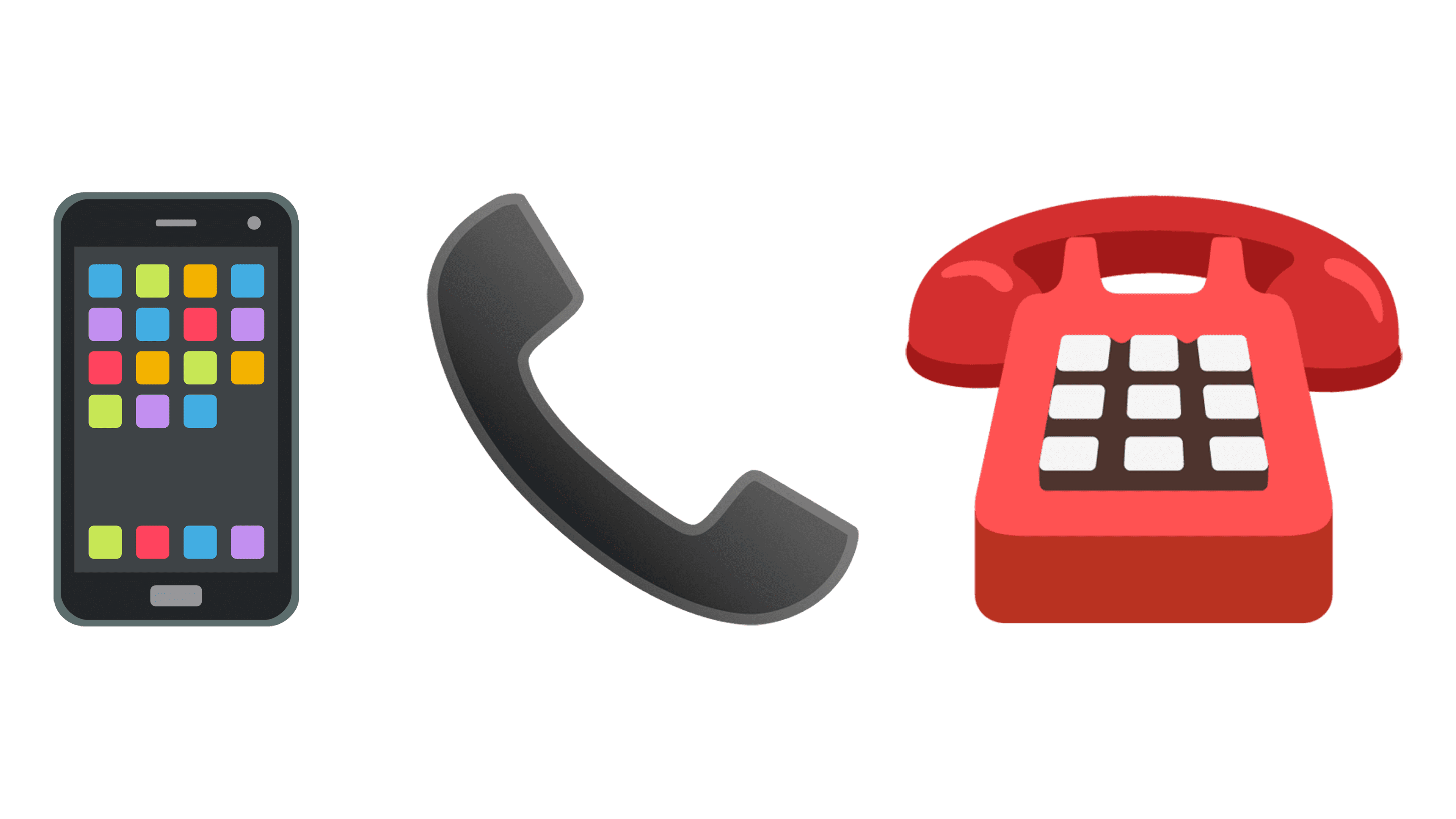 电话表情符号定义及用法 - 云瑞Logo资源库